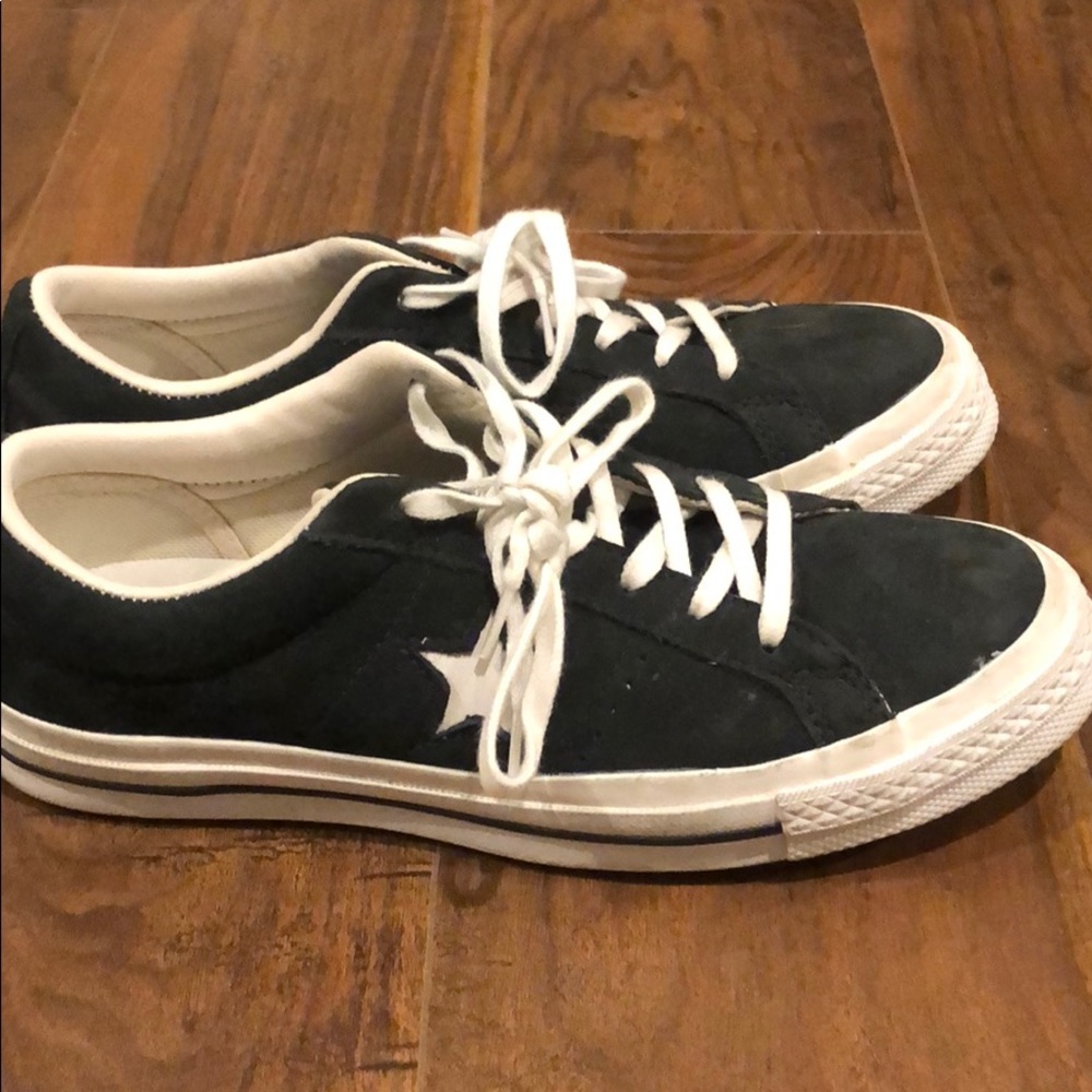 Black Converse with stars!